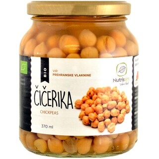 Nutrisslim | Naut in suc propriu bio 370ml