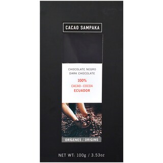 Cacao Sampaka | Ciocolata neagra 100% cacao 100g