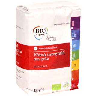 Bio All Green | Faina integrala din grau ecologica 1kg