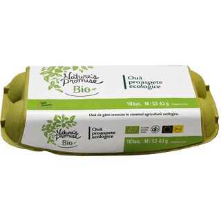 Nature's Promise Bio | Oua ecologice, marimea M, 10 bucati