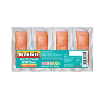 Defish | File de somon 4x100g