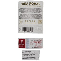 Vina Pomal | Vin rosu tempranillo 0.75l